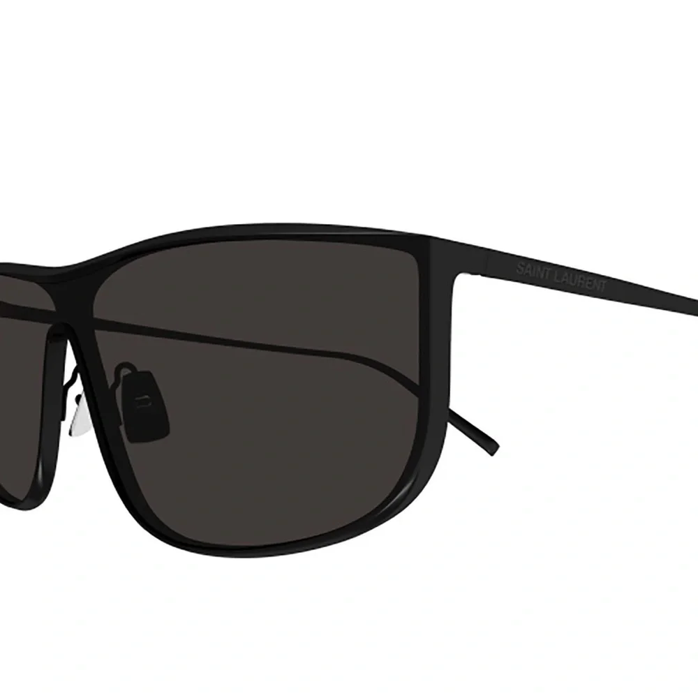 Saint Laurent 605 Luna Rectangular Sunglasses -002 99 S NEW w/Tag $740